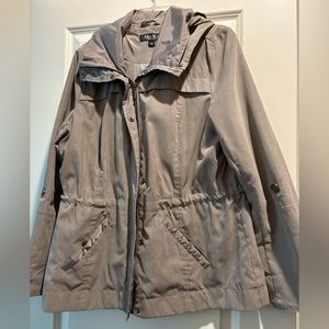 Gray utility jacket